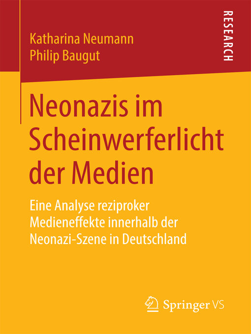 Title details for Neonazis im Scheinwerferlicht der Medien by Katharina Neumann - Available